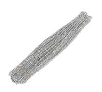 Altsuceser Lot de 100 tiges de chenille à paillettes - Flexibles et flexibles - Pour travaux manuels créatifs, décorations - Argent