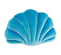 Altsuceser Oreiller 3D en forme de coquillage - Coussin décoratif pour canapé, lit, maison, bureau - Bleu roi