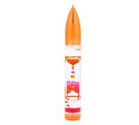 Altsuceser Stylo-bulles à mouvement liquide, motif sablier coloré, avec mouvement de gouttelettes pour soulager le stress et l'anxiété, pour la maison, le bureau, les jouets, la décoration orange