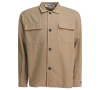 Altum surchemise homme beige en toile de coton coupe regular - L