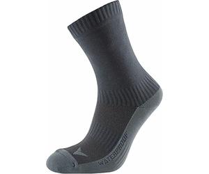 Altura Chaussettes hautes unisexes Performance Cushion Crew noires et blanches Star Chaussettes de sport