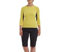 Altura Maillot DE Cyclisme ÀMANCHES 3/4 LÉGER KIELDERPOUR Femmes LS, Jaune, 40 (Taille Fabricant 12)