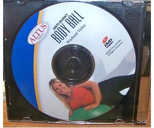 ALTUS Anti-Burst Body Ball Workout Video DVD