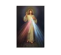 ALTUY Affiche d'art moderne religieuse Jésus Jésus-Christ Miséricorde divine Peinture décorative sur toile 40 x 60 cm