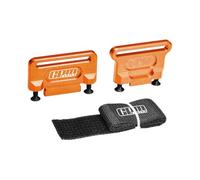 Alu 7075 Retenue de batterie en alliage d'aluminium pour Traxxas 1:8 Jato 4S 2S/Slash 4X4 LCG/Ford Fiesta ST Rally/Slash 4X4 VXL Ultimate Upgrades - Orange