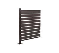 Alu Clôture pour poubelles HWC-K57 élément d'extension 130x100x6cm anthracite