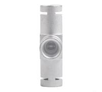 Alu Coffee Machine Connector Two-Way Interface Silver(Aluminium T)