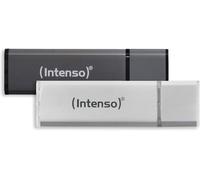 Alu Line 2PACK Clé USB, 32Go Argent & Anthracite 3521480.[F11]