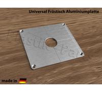 ALU Plaque de fixation Plaque d'insertion pour table de fraisage Défonceuse universelle UNIVERSELLE