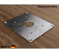 ALU Plaque de fixation Plaque d'insertion pour table de fraisage WALTER 1200W Défonceuse