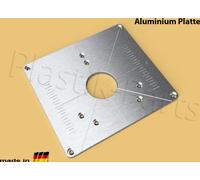 ALU Plaque de fixation Plaque d'insertion Table de fraisage Bosch POF 1400 ACE 1200 AE Fraiseuse