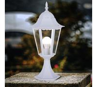 Alu Socle Debout Lampe De Terrasse Éclairage Extérieur Lampe Blanche