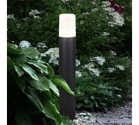 Alu Socle Lampe Noir Extérieur Éclairage Cour Poteau Debout Lumière Véranda