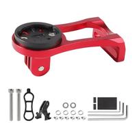 Alu Support Guidon Avant de Vélo VTT pour Garmin 530 540 520 510 500 200 130 25 20 840 830 820 810 800 1000 1030 1040 Plus Explore 2 Ordinateur GPS avec Support de Lampe Torche/Caméra d'action - Rouge