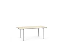 Alu Table à Manger 180x85 cm Ivoire