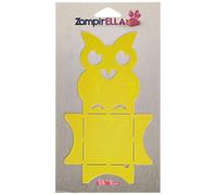 Alubox 98ZZELLAGUFOGI Porte citronnelle ou Bougie Hibou, Jaune (ne Porte Pas de Spirales Anti-moustiques)