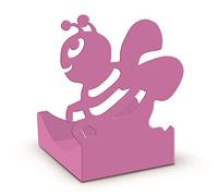 Alubox ZampirELLA Porte ou Bougie citronnelle Abeille, Rose, 7 x 11 x 19 cm