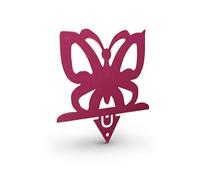 Alubox ZampirINO Porte Spirale Anti-moustiques à Planter Papillon, Violet, 0.05 x 12 x 13 cm