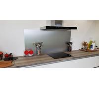 AluCouleur Crédence Aluminium Anodisé brossé ép 1.5 mm - 11 Tailles - Hauteur 25 cm x (Longueur 60 cm)