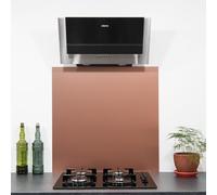 AluCouleur Fond de Hotte/Crédence en Composite Cuivre Brossé, Hauteur 20 cm (Longueur 140 cm)