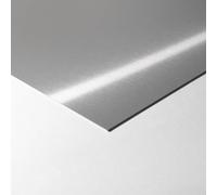 AluCouleur Fond de hotte/Crédence INOX brossé- 8 Tailles - Hauteur 55 cm x (Échantillon INOX Brossé 1 mm)