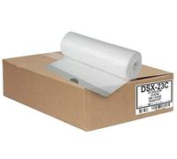 Aluf Plastics Lot de 200 sacs poubelle transparents avec cordons de serrage pour poubelles Slim Jim 72,4 x 99,1 cm - Pour la maison, le bureau, l'industrie et la municipalité
