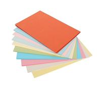 ALUFAB Lot de 200 feuilles de papier cartonné coloré de 10 x 15 cm, 10 couleurs assorties, papier cartonné coloré pour machine Cricut, fabrication de cartes, scrapbooking et loisirs créatifs
