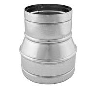 Aluflex Pièce de réduction / d'élargissement Ø 80 mm à 100 mm