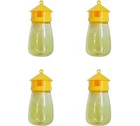 Alula777 Lot de 4 pièges à guêpes, éliminateur de guêpes de jardin, tueur de frelons réutilisable, dispositif de contrôle de la maison, dissuasif
