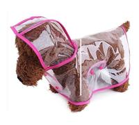 Alulayu Manteau imperméable pour chien avec capuche transparente - Manteau léger en EVA pour chiens de petite, moyenne et grande taille - Veste de pluie antidérapante pour protection extérieure