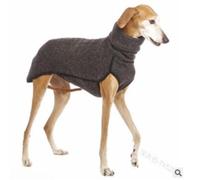 Alulayu Whippet - Pull lévrier - Manteau en polaire pour grands chiens - Col roulé - Chemise polaire - Gilet d'hiver pour chien - Doublure chaude en polaire - Veste extérieure pour chien