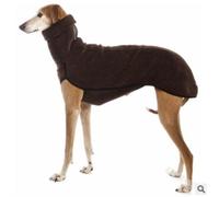 Alulayu Whippet - Pull lévrier - Manteau en polaire pour grands chiens - Col roulé - Chemise polaire - Gilet d'hiver pour chien - Doublure chaude en polaire - Veste extérieure pour chien