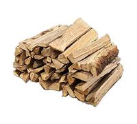 Alum Bûchettes Bois d'allumage français Barbecue cheminée poêle 35 L | 100 % feuillus durs, séchés en France. Bûchettes d'environ 30 × 5 cm, prêtes à l'emploi pour un allumage rapide.