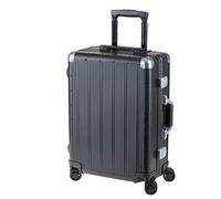 ALUMAXX 45171 Orbit Valise à roulettes en Aluminium avec 4 roulettes Doubles à 360° Noir 54 x 40 x 20 cm