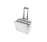 Alumaxx Valise de pilote 45 cm à 2 roulettes couleur argent