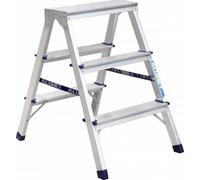 ALUMET Marches double face en aluminium, 3 goupilles