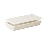 Alumina Rectangular/Square Crucible with Lid - High-Performance Industrial Melting Moulds for Arc and Induction Melting, 0.9-185ml, 1pc(90x60x20mmx75)
