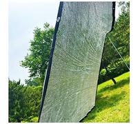 Aluminet - Pare-soleil de voiture - Tissu d'ombrage résistant à 85 % aux UV pour animaux de compagnie, maille argentée avec œillets, disponible en tailles de 1 m, 2 m, 3 m, 4 m