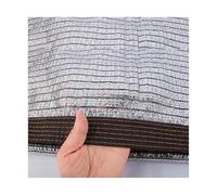 Aluminet Toile d'ombrage 75 % anti-UV avec œillets, disponible en 3 x 3 m, 3 x 3 m, 3 x 6 m, 3 x 6 m, 3 x 7 m, parfait pour niches, terrasses, balcons.