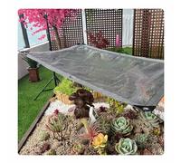 Aluminet Toile d'ombrage - Filet de protection UV à 55 % en maille avec œillets pour extérieur, serre, grange, abri d'auto, plantes et terrasse (4 x 4 m)