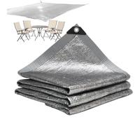 Aluminet Toile- Ombragée Pare- et écran d'parfait Entre Bloc | Toile Anti- Très Résistante Pour clôture, extérieur, jardin, arrière-cour, terrasse, balcon, porche et serre