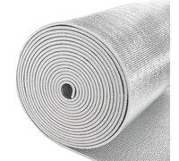 Aluminisé A Bulles Double Face Isolant Thermique Double RéFléChissant Couches, Isolation Durable RéFlecteur Chaleur 3.5 mm RéFléChissant Isolant Thermique Mur(0.3×50m)