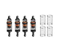 Aluminium 6061-T6 Alloy Avant et Arrière Ajustable Spring Shock 63 mm pour Traxxas Mini Slash 4X4 / Mini Rallye VXL Ford RS200 Mises à niveau - Orange