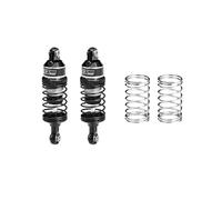 Aluminium 6061-T6 Alloy Front or Rear Adjustable Progressive Spring Shock 63mm for Traxxas 1/16 Mini Slash 4X4 Short Course Truck-108164-1 Upgrades - Silver