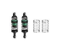 Aluminium 6061-T6 Alloy Front or Rear Adjustable Progressive Spring Shock 63mm for Traxxas 1/16 Mini Slash 4X4 Course Truck-108164-1 Upgrades - Green