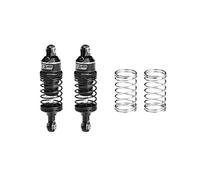 Aluminium 6061-T6 Alloy Front or Rear Adjustable Progressive Spring Shock 63mm for Traxxas 1/16 Mini Slash 4X4 Course Truck-108164-1 Upgrades - Noir