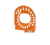 Aluminium 7075 alliage moteur plaque 15T-26T pour Traxxas Mini XRT VXL 3S / Mini Rallye / 1:16 Slash 4X4 /1:16 Maxx Monster Truck Upgrades - Orange
