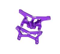 Aluminium 7075 Alloy Front & Rear Shock Tower Aluminium Combo Set for LOSI 1/24 Micro-B 2WD Buggy RTR-LOS00007 Upgrades - Purple