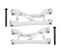 Aluminium 7075 Alloy Rear Upper Suspension Arms for Traxxas 1/16 Mini Maxx 4WD RTR Brushless Monster Truck 107154-1 Upgrades - Silver