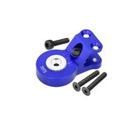 Aluminium 7075 Servo Saver Steering 25T with Built-in Spring for Arrma 1/10 Gorgon 4X2 Mega 550 Brushed Monster Truck-ARA3230 Upgrades - Blue